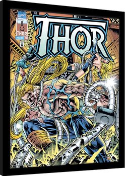 Afiș înrămat Marvel Comics - Thor Tentacles