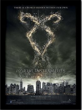 THE MORTAL INSTRUMENTS CITY OF BONES – rune tablou Înrămat cu Geam