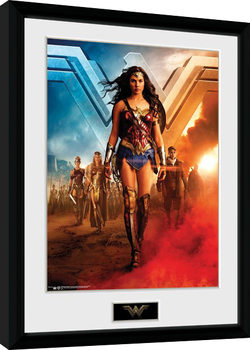 Afiș înrămat Wonder Woman Movie - Group