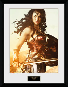 Afiș înrămat Wonder Woman - Sword