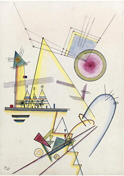 Tablou canvas ""Ame delicate""  Peinture de Vassily Kandinsky  1925