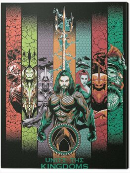Tablou canvas Aquaman - Unite the Kingdoms