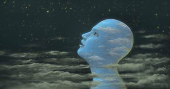 Tablou pe pânză Concept art, idea of dream hope