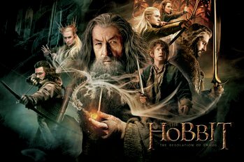 Tablou canvas Hobbitul: Dezolarea lui Smaug