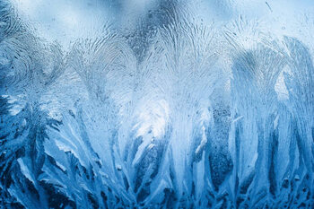 Tablou pe pânză Icy glass natural pattern