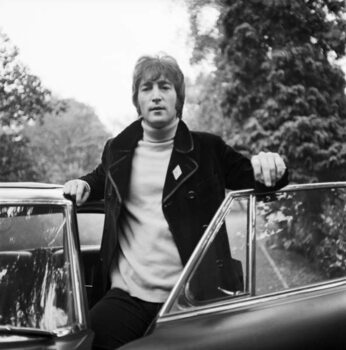 Tablou pe pânză John Lennon at Germany, around 1966