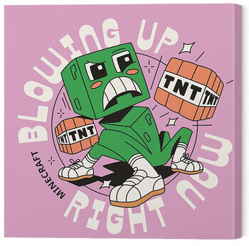 Tablou pe pânză Minecraft - Blowing Up