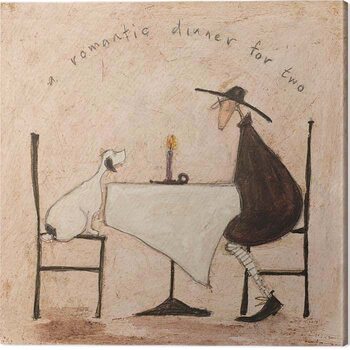 Tablou pe pânză Sam Toft - A Romantic Dinner For Two