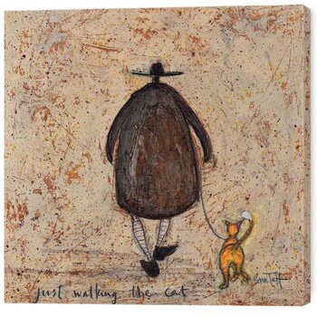 Tablou canvas Sam Toft - Just Walking the Cat