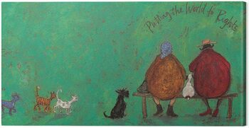 Tablou canvas Sam Toft - Putting the words to right