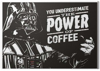Tablou pe pânză Star Wars - The Power Of Coffee