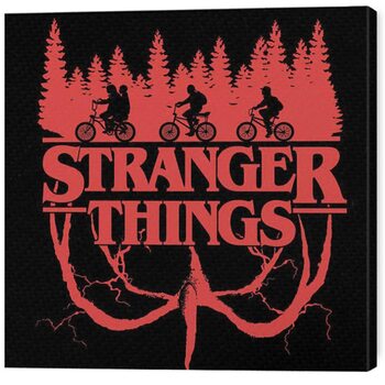 Tablou pe pânză Stranger Things - Logo Flip