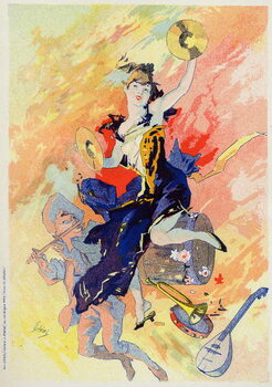 Tablou pe pânză The Music Allegory, France, c.1890