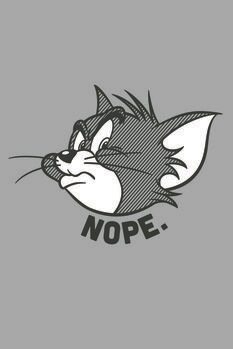 Tablou pe pânză Tom & Jerry - Nope
