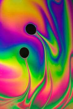 Tablou pe pânză two black holes