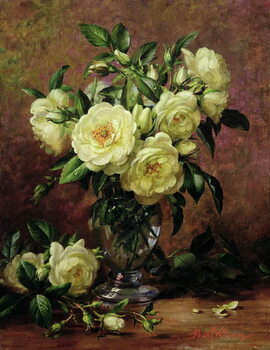 Tablou canvas White Roses