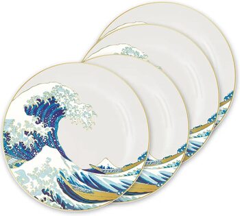 Servis Tallrikar The Great Wave of Kanagawa