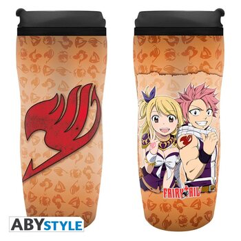 Thermobecher Fairy Tail - Lucy, Natsu & Emblem