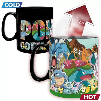 Tasse magique Pokemon - Gotta catch em all