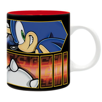 Taza para colorear - Sonic #1 - Filú Tienda Friki