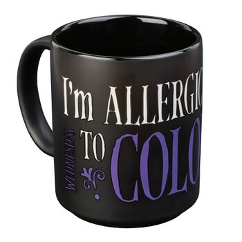 Taza Wednesday - I‘m Allerigc To Color
