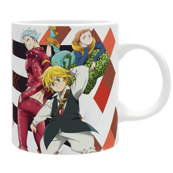 Tazza The Seven Deadly Sins - Meliodas, Ban, King