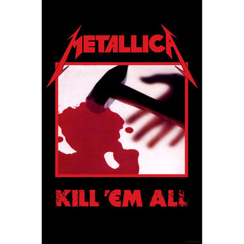 Tekstilni poster Metallica - Kill Em All