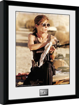 Oprawiony plakat Terminator 2 - Sarah Connor
