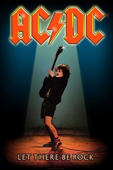 Textiel poster AC/DC – Let There Be Rock