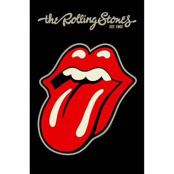 Textiel poster Rolling Stones - Tongue
