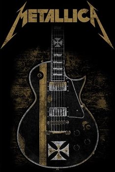 Textil poster Metallica – Hetfield Guitar
