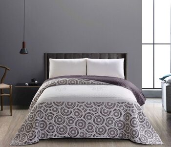 Tagesdecken - My Deer Friend Steel Textil