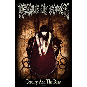 Textile poster Cradle Of Filth - Cruelty And The Beast