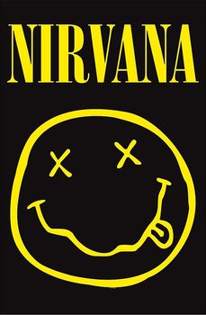 Textilný plagát Nirvana - Smiley