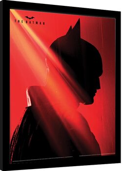 Keretezett poszter The Batman - Red Haze