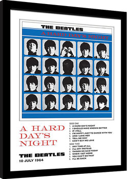 Gerahmte Poster The Beatles - A Hard Day's Night