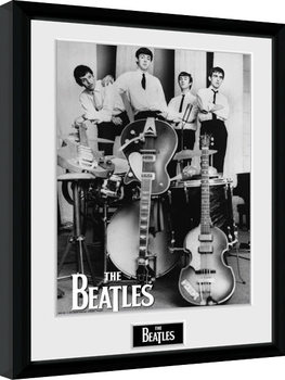 Ingelijste poster The Beatles - Instruments