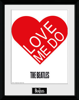 Indrammet plakat The Beatles - Love Me Do