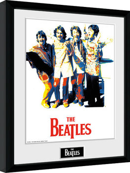 Ingelijste poster The Beatles - Psychedlic