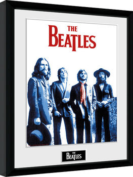 Ingelijste poster The Beatles - Red Scarf