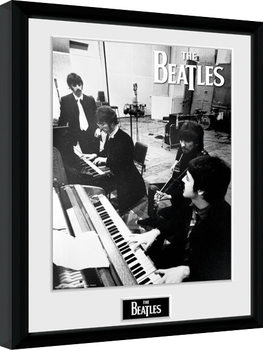 Ingelijste poster The Beatles - Studio