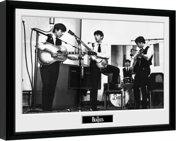 Ingelijste poster The Beatles - Studio