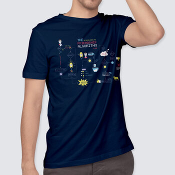 T-shirt The Big Bang Theory - The Friendship Algorithm