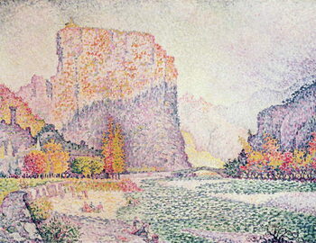 Obraz na plátně The Cliffs at Castellane, 1902