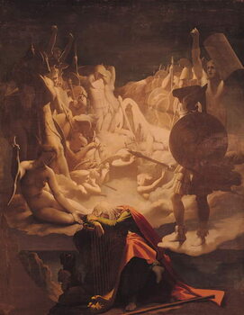 Schilderij op canvas The Dream of Ossian
