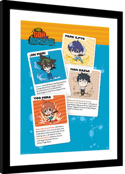 Poster incorniciato The God of High School - Chibi Cards