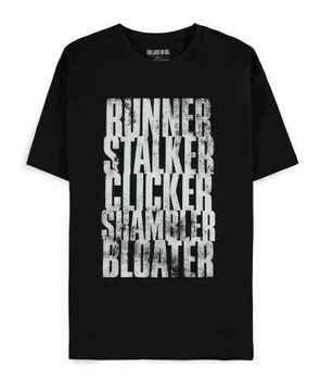 Camiseta The Last of Us - Run Stalk Click Shamble Bloat