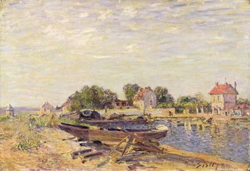 Tablou pe pânză The Loing at Saint-Mammes, 1885