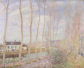 Tablou pe pânză The Loing Canal, 1892