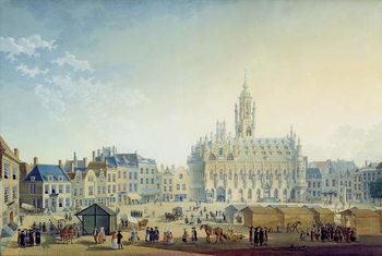 The Main Square, Middelburg, 1812 Festmény reprodukció